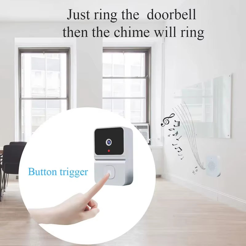 Tuya Wifi Video Doorbell Wireless HD Camera 480P Smart Home Security Protection Two Way Intercom Night Vision Smart Doorbell