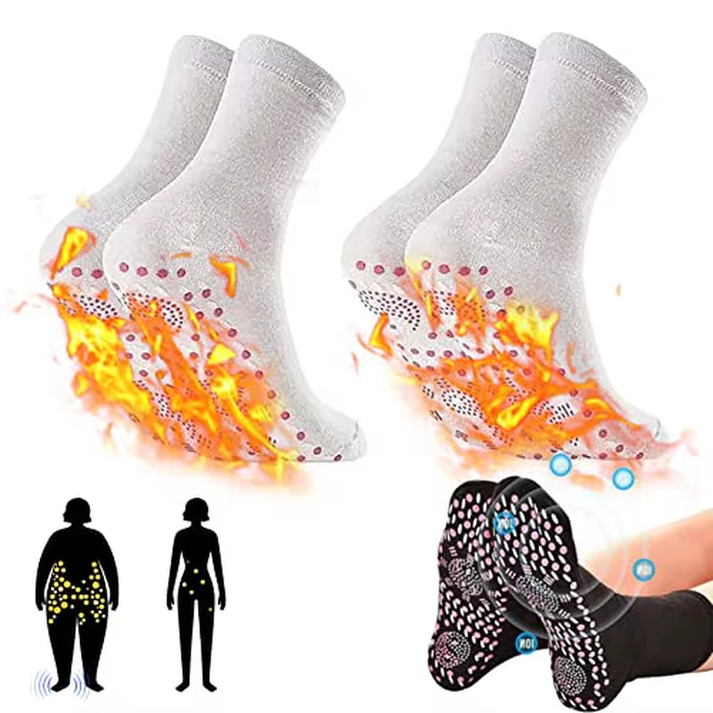 Tourmaline Slimming Health Sock Self Heating Socks Magnetic Self-Heating Socks Foot Massage Thermotherapeutic Sock Men/Women