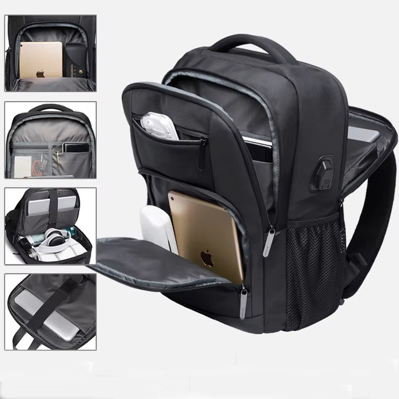 Men'S Designer Laptop Bag School Bags for Boys Male Motorcycle Tactical Business Sports Travel Backpack Men