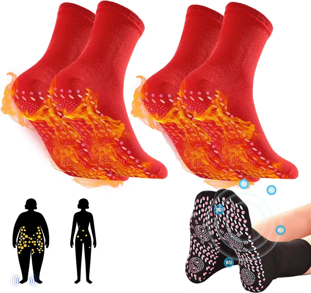 Tourmaline Slimming Health Sock Self Heating Socks Magnetic Self-Heating Socks Foot Massage Thermotherapeutic Sock Men/Women